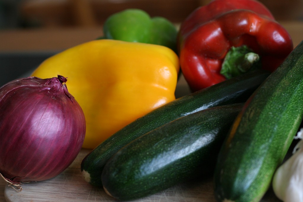 vegetables destined for ratatouille