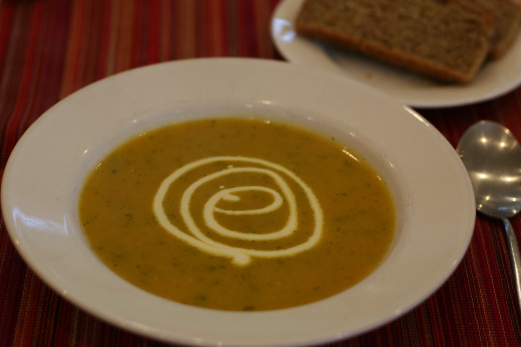 carrot and cilantro soup