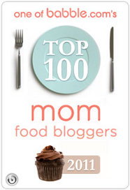 Babble.com Top 100 Food Mom Blogger