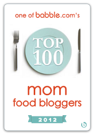 Babble.com Top 100 Food Mom Blogger 2012