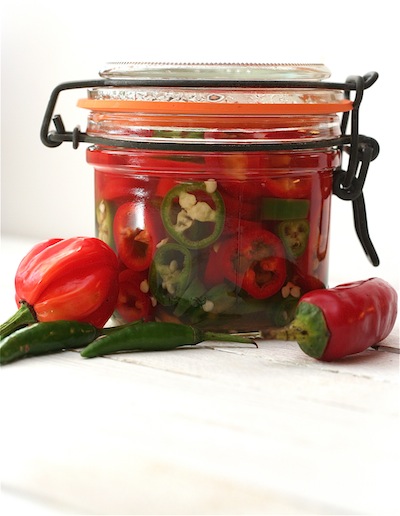 Quick Pickled Chillies Recipe - Peter's Food Adventures