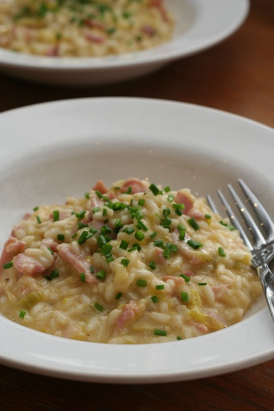 Ham and Cheese Risotto